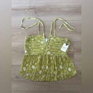 Japna Lime Floral Camisole
